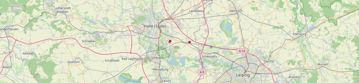 Karte: Unterrichtsstandorte — Kabelsketal