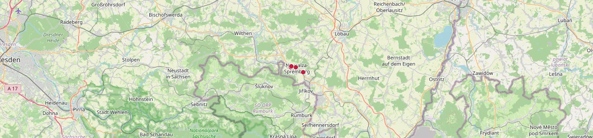 Karte: Unterrichtsstandorte — Neusalza- Spremberg