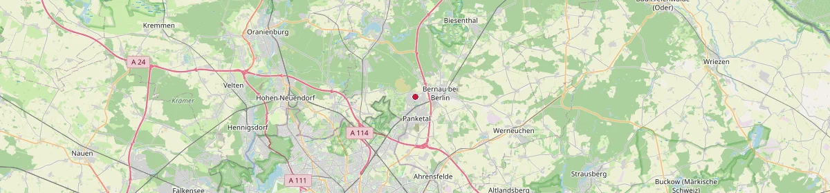 Karte: Unterrichtsstandorte — Rüdnitz