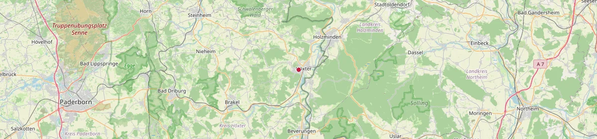 Karte: Unterrichtsstandorte — Höxter