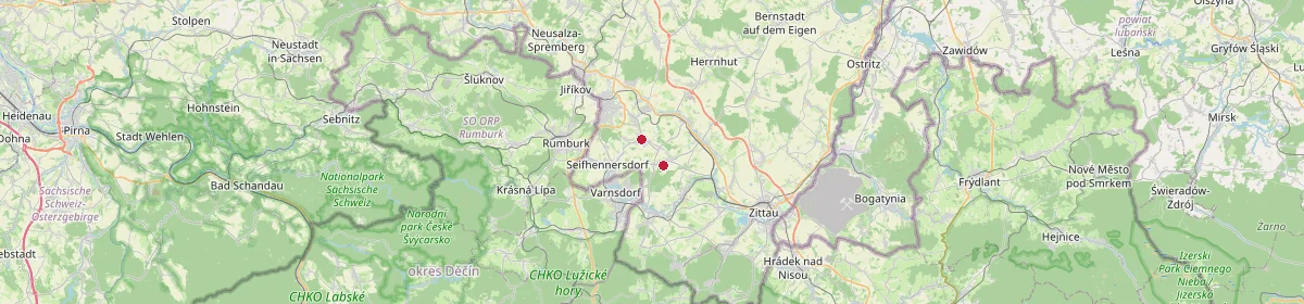 Karte: Unterrichtsstandorte — Leutersdorf