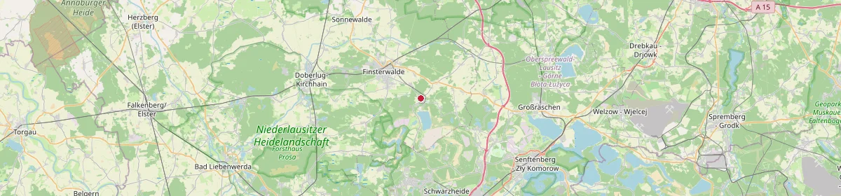 Karte: Unterrichtsstandorte — Gorden-Staupitz