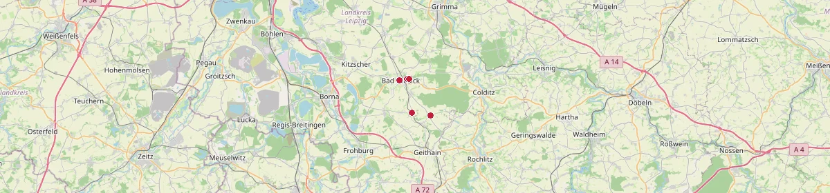 Karte: Unterrichtsstandorte — Bad Lausick