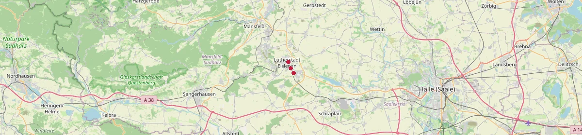 Karte: Unterrichtsstandorte — Bornstedt