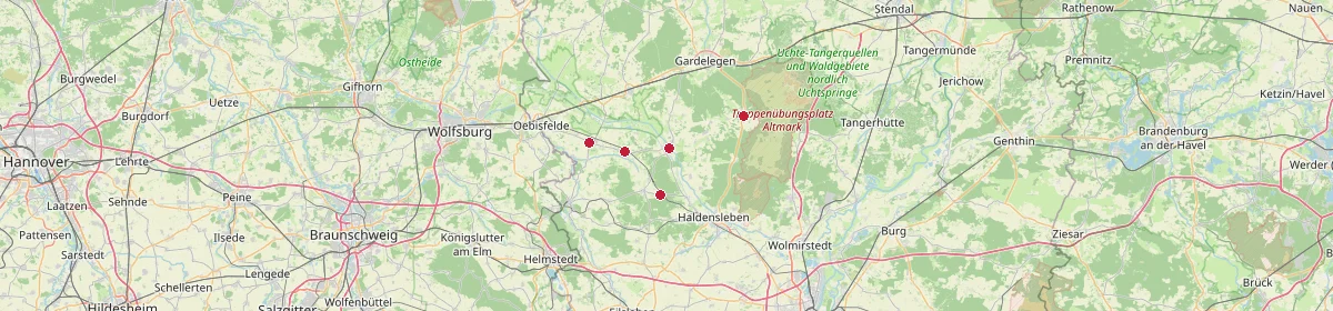Karte: Unterrichtsstandorte — Calvörde