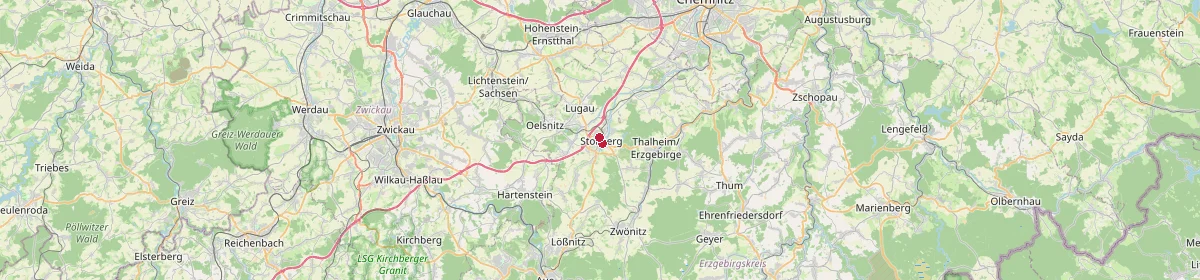 Karte: Unterrichtsstandorte — Niederdorf