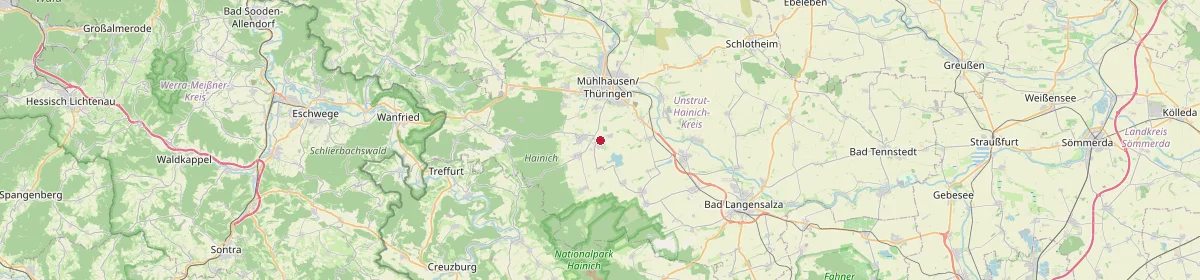 Karte: Unterrichtsstandorte — Hoyerswerda