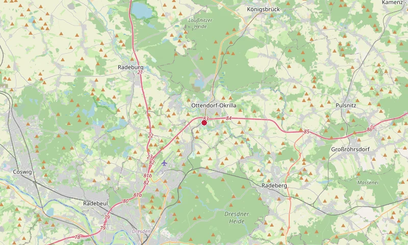 Karte: Unterrichtsstandorte in Hermsdorf