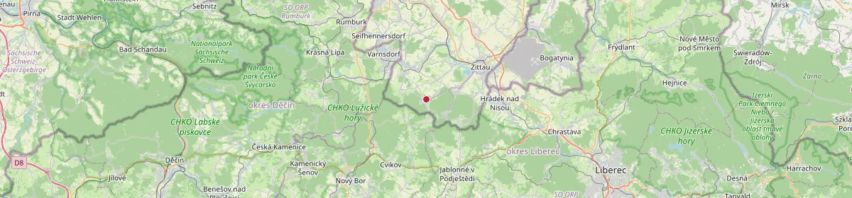 Karte: Unterrichtsstandorte — Jonsdorf