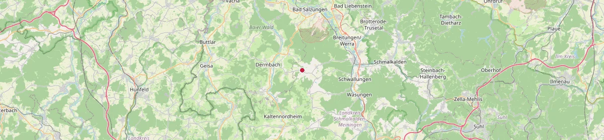 Karte: Unterrichtsstandorte — Rosa