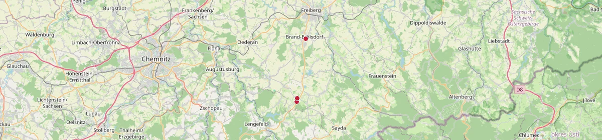 Karte: Unterrichtsstandorte — Großhartmannsdorf