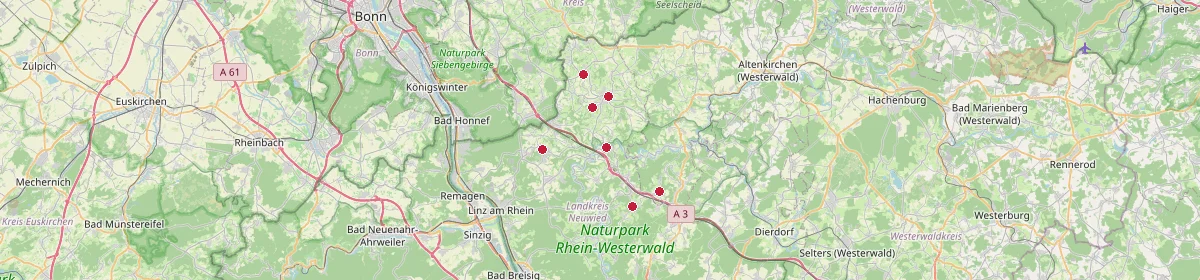 Karte: Unterrichtsstandorte — Rheinland-Pfalz