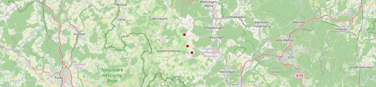 Karte: Unterrichtsstandorte — Birx
