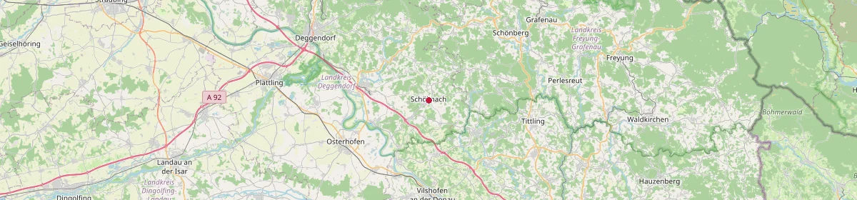 Karte: Unterrichtsstandorte — Schöllnach
