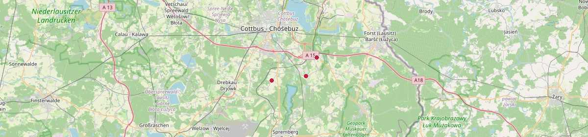 Karte: Unterrichtsstandorte — Neuhausen/Spree