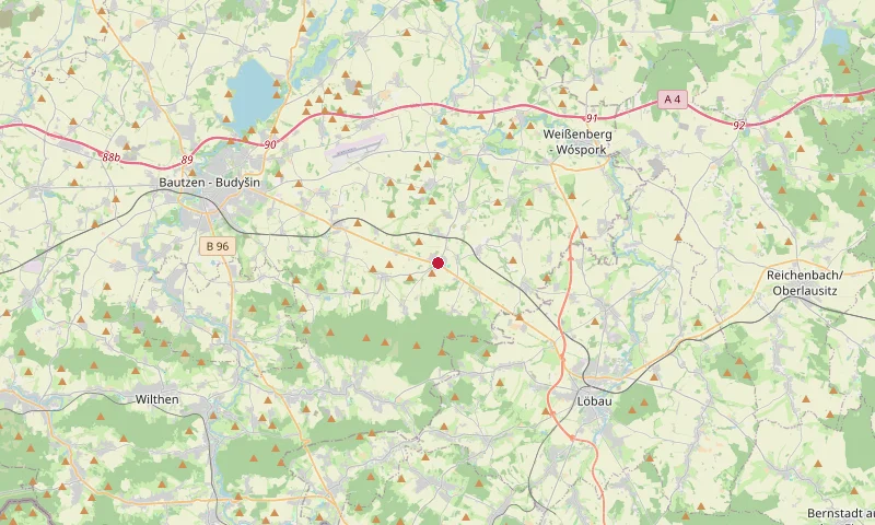 Karte: Unterrichtsstandorte in Hochkirch