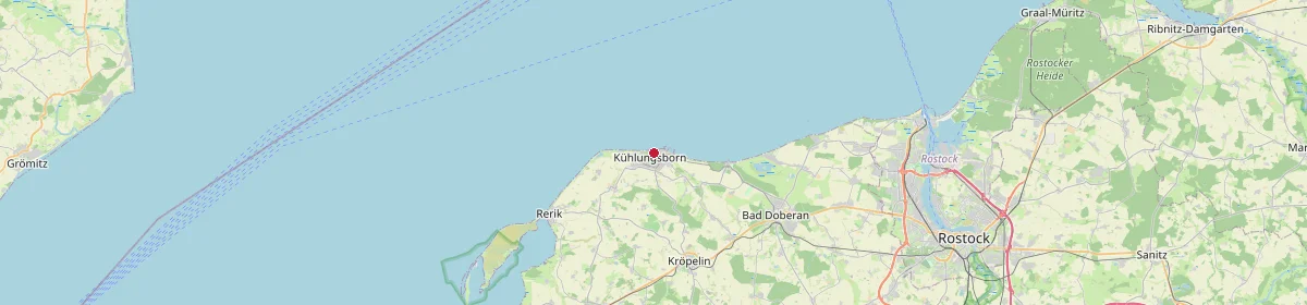 Karte: Unterrichtsstandorte — Kühlungsborn
