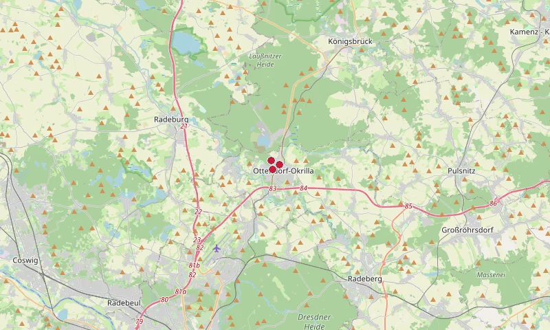 Karte: Unterrichtsstandorte in Ottendorf-Okrilla
