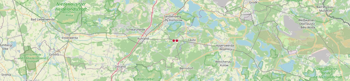 Karte: Unterrichtsstandorte — Senftenberg