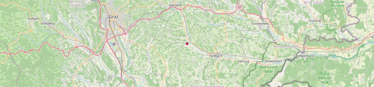 Karte: Unterrichtsstandorte — Kirchberg an der Raab