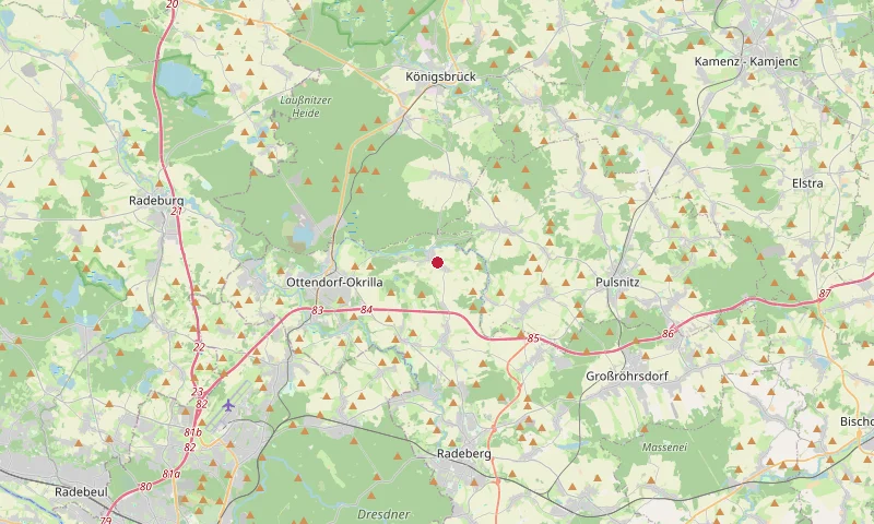 Karte: Unterrichtsstandorte in Lommnitz