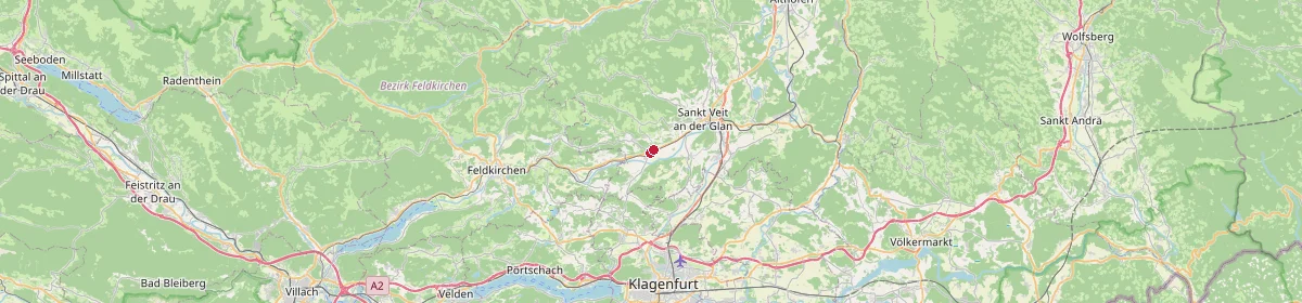 Karte: Unterrichtsstandorte — Liebenfels