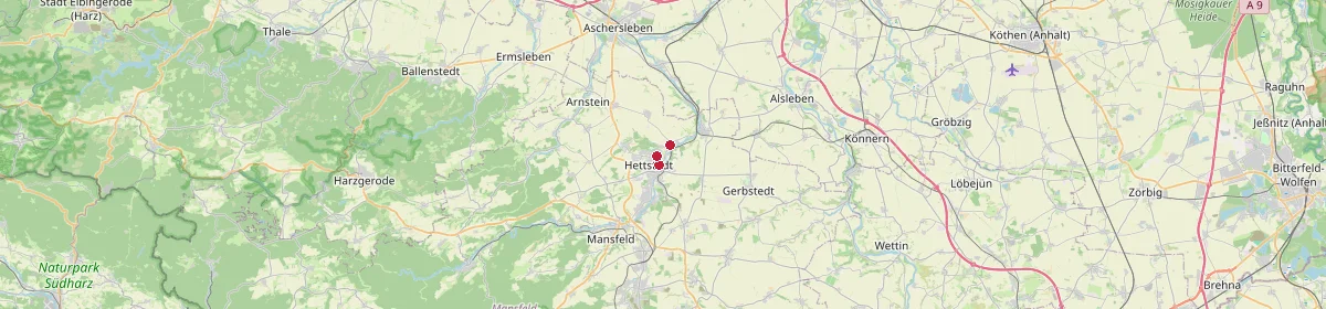 Karte: Unterrichtsstandorte — Falkenstein/Harz
