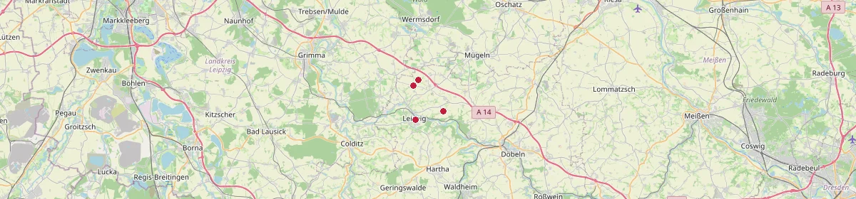 Karte: Unterrichtsstandorte — Leisnig