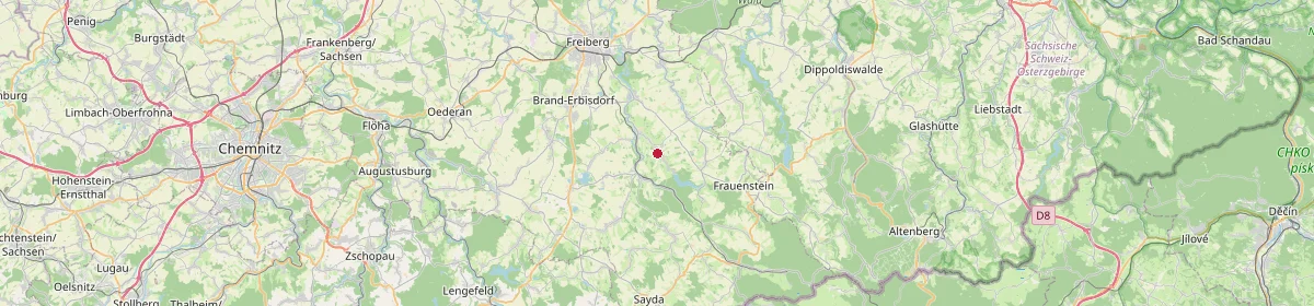 Karte: Unterrichtsstandorte — Lichtenberg/Erzgebirge