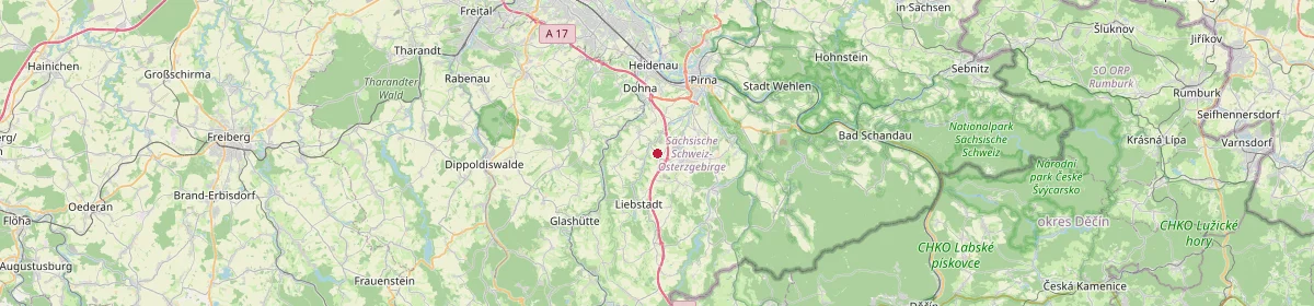 Karte: Unterrichtsstandorte — Bahretal