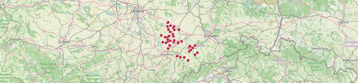 Karte: Unterrichtsstandorte — Mittelsachsen