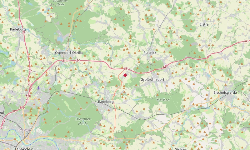 Karte: Unterrichtsstandorte in Leppersdorf