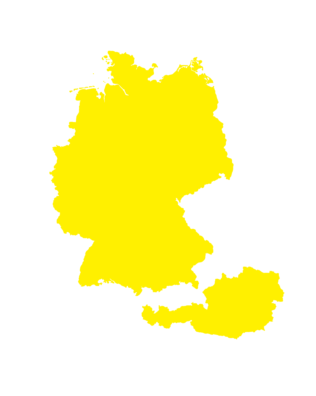 Deutschland und Österreich Grundriss